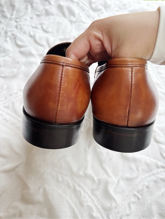 Bruno Magli Cosmo Cognac Leather Penny Loafers Size 11 main image 5